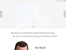 Tablet Screenshot of matboule.com